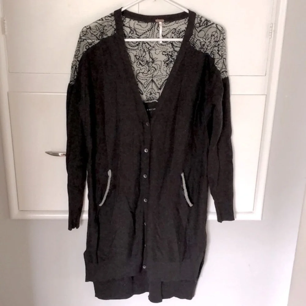 Free People Quincy Yarn Back to‎ You Cardigan